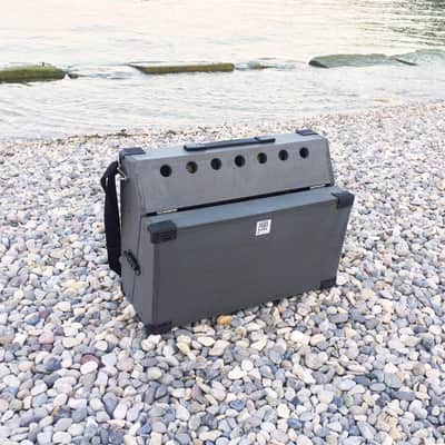 12U Eurorack Case Powered, 104 hp or other, modular synthesizer, patched resealable, with belt image 4