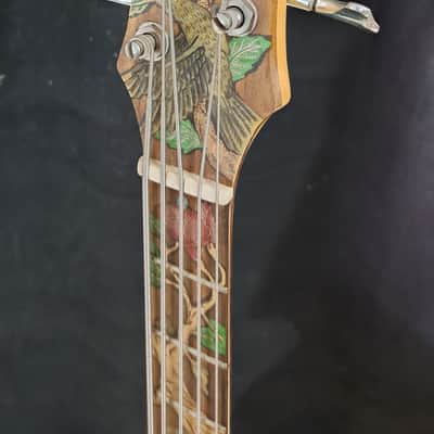 Blueberry Handmade Five-String Electric Bass Guitar with Seymour Duncan Bassline Pickups image 17