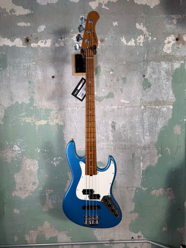Sadowsky MetroExpress Hybrid P/J Bass with Roasted Maple Fretboard 2023 - Present - Ocean Blue Metallic High Polish image 1