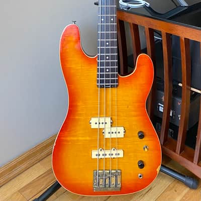 Rare Blade Levinson PJ Bass 1990 Cherry Burst, Maple top. image 1