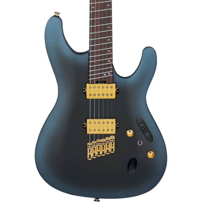 Ibanez SML721 S Axe Design Lab Multi-scale Electric Guitar - Midnight Arctic Ocean Matte image 1