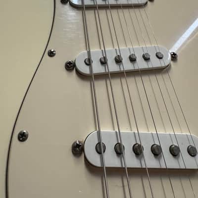 2003 Fender Standard Stratocaster MIM - Arctic White Made in Mexico Strat Excellent Condition image 7