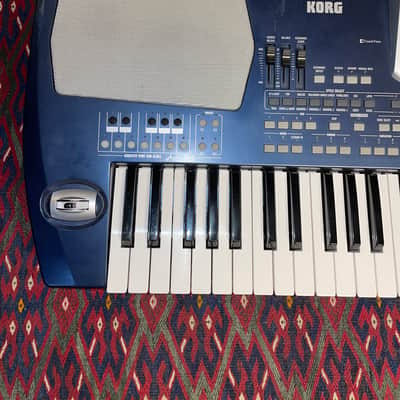 Korg Pa500 61-Key Professional Arranger Keyboard 2000s - Blue image 4