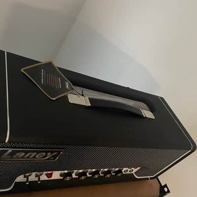Laney LA30BL Black Country Custom 30-Watt Guitar Amp Head 2018 - Present - Black / Salt & Pepper Grille image 5