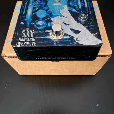 Pro Tone Pedals Misha Bulb Mansoor Overdrive (Autographed) - Limited Edition 2013 - Blue image 2
