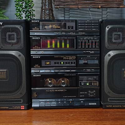 RARE Vintage Sony FH-207 Stereo System - Made in Japan - 1980s - Working image 10