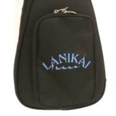 Lanikai QM-BKCEC Black Quilted Maple Cutaway Electric Acoustic Concert Ukulele image 4