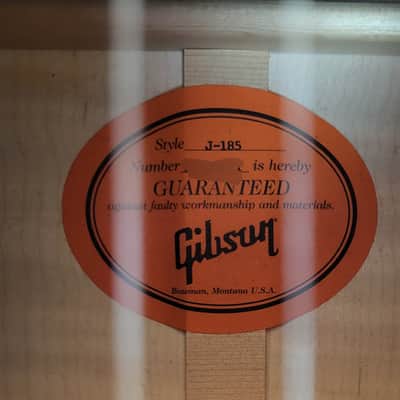 Gibson J-185 Original Acoustic Electric like J-200 Vintage Sunburst image 3