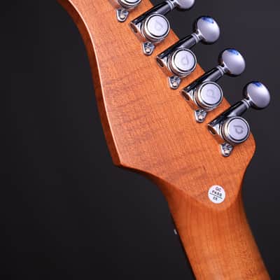Dhatarattha DST SSS Surf Blue – Roasted Maple Neck, Stainless Steel Frets image 9