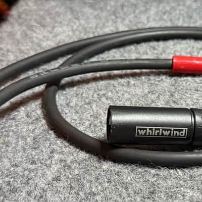 Whirlwind Custom 5' 10" Patch Cable: Belden 8412, Whirlwind XLR Male to Long Frame 1/4" (B-Gauge) image 1