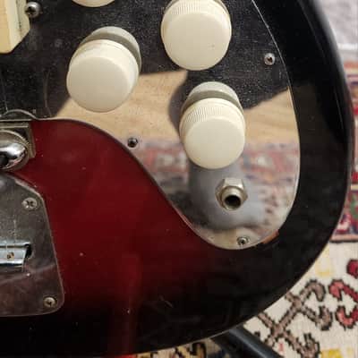 Guyatone Decca DMI 203 Blood Burst 3 Pickup Offset Guitar 1970s Japan image 11