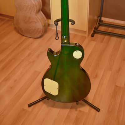 Epiphone Les Paul Gibson P94 Translucent Green Flamed Maple Top Schaller hardware image 5