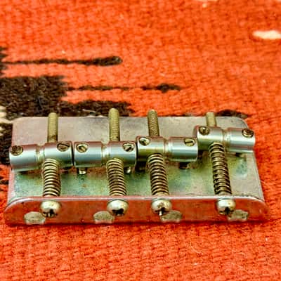 1970's Fender Precision Bass or Jazz Bass Guitar Bridge Circa 1974-1979 image 3