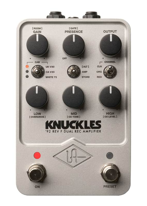 Universal Audio Knuckles 1992 Rev. F Dual Rec Amp Simulator Pedal image 1