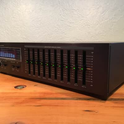 Amazing Pioneer SG-50 Stereo Graphic Equalizer Spectrum Analyzer Microphone Audiophile Vintage image 9