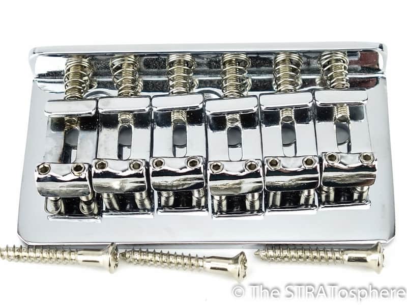 Fender Chris Shiflett Telecaster Tele BRIDGE Guitar Parts Chrome. image 1
