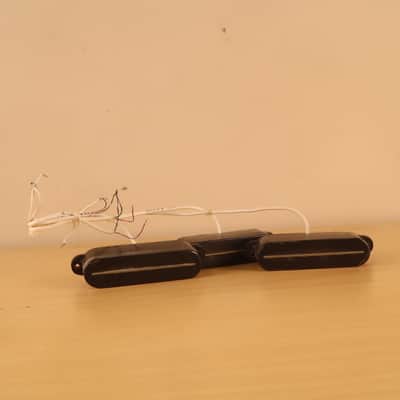 70’s Bill Lawrence L-250 Rail Strat Guitar Pickup Black Set HOLY GRAIL image 2