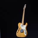 1969 Fender Telecaster Thinline in natural mahogany with modern case
