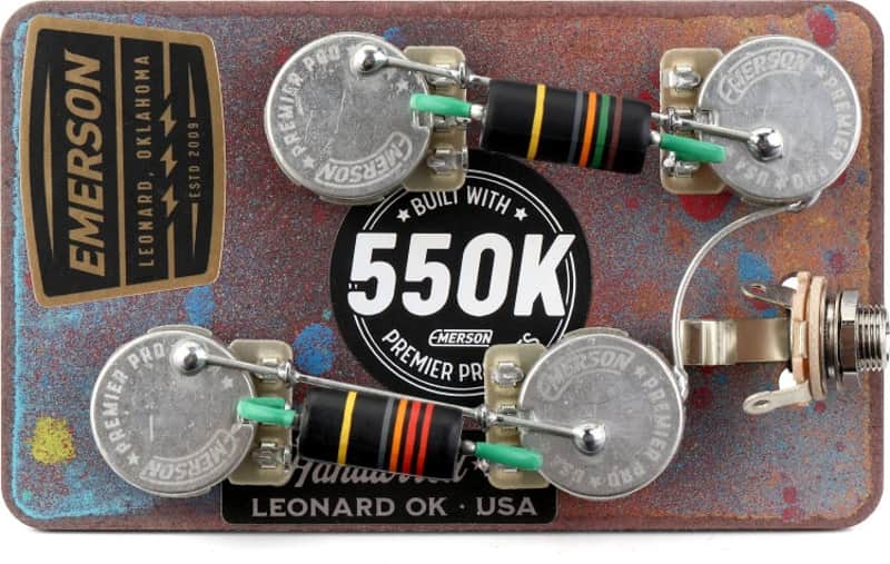 Emerson Custom 550K Series Prewired Kit for Gibson Les Paul - Short Shaft image 1