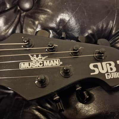 Music Man Silhouette SUB1 USA - Teal Green Dimebag Signature Duncan American Guitar image 2