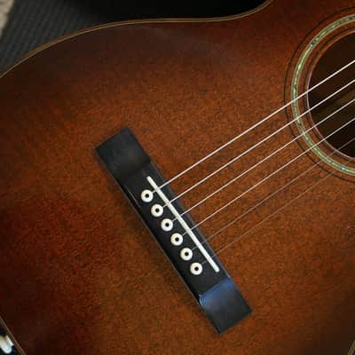 2015 Martin Custom Shop Size 5 Terz 12 Fret Flamed Mahogany Acoustic Guitar Sunburst + OHSC image 4