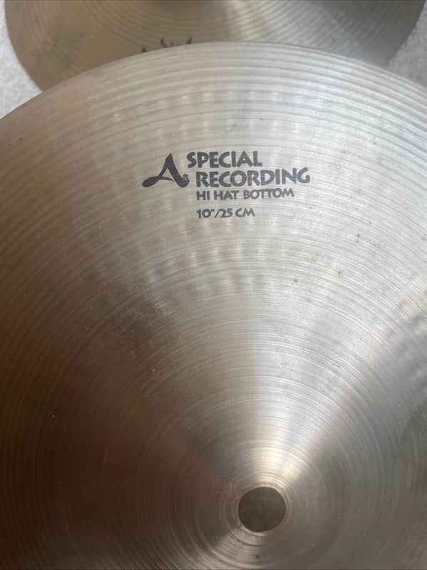 Zildjian  Special Recording Hi Hat Cymbals 90s 10” A image 1