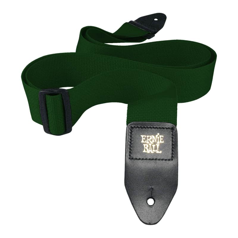Ernie Ball 4050 Polypro 2" Guitar Strap Forest Green image 1