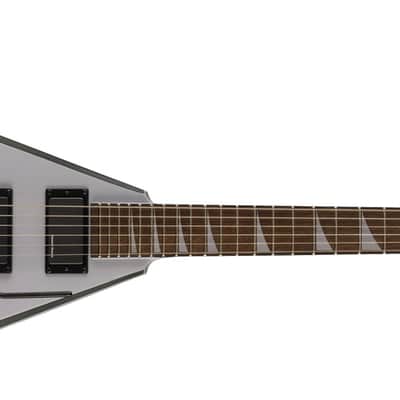 PRE-ORDER! Jackson X Series Rhoads RRX24 electric guitar Battle Ship Grey w/ Black Bevels image 3