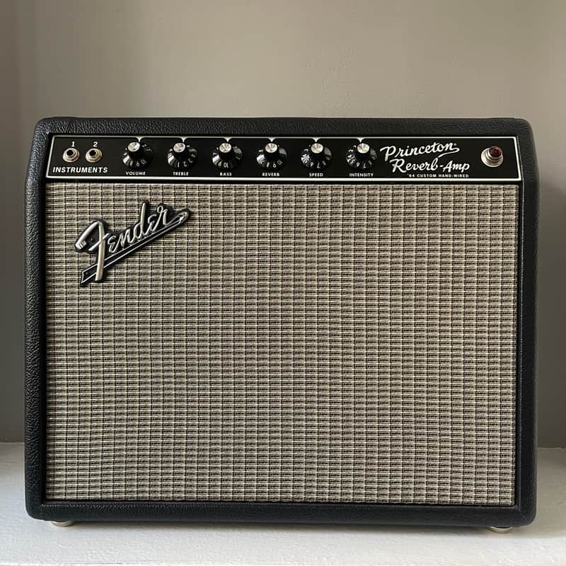 Fender '64 Custom Hand-Wired Princeton Reverb-Amp 12-Watt 1x10" Guitar Combo 2020 - PLUS HEAD CAB AND EXTRA FOOT SWITCH image 1