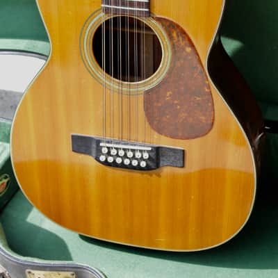 Martin 00-21 12 string conversion 1957 natural excellent with original case image 3