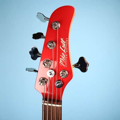 Mike Lull USA V5 5 String Bass Guitar Red 8lbs 13oz image 5