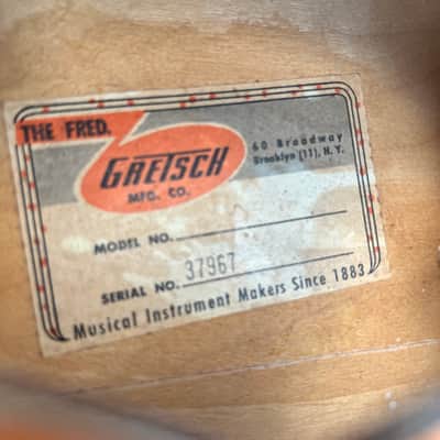 Vintage 1960 Gretsch 6124 Single Anniversary w/ Gretsch Case image 5