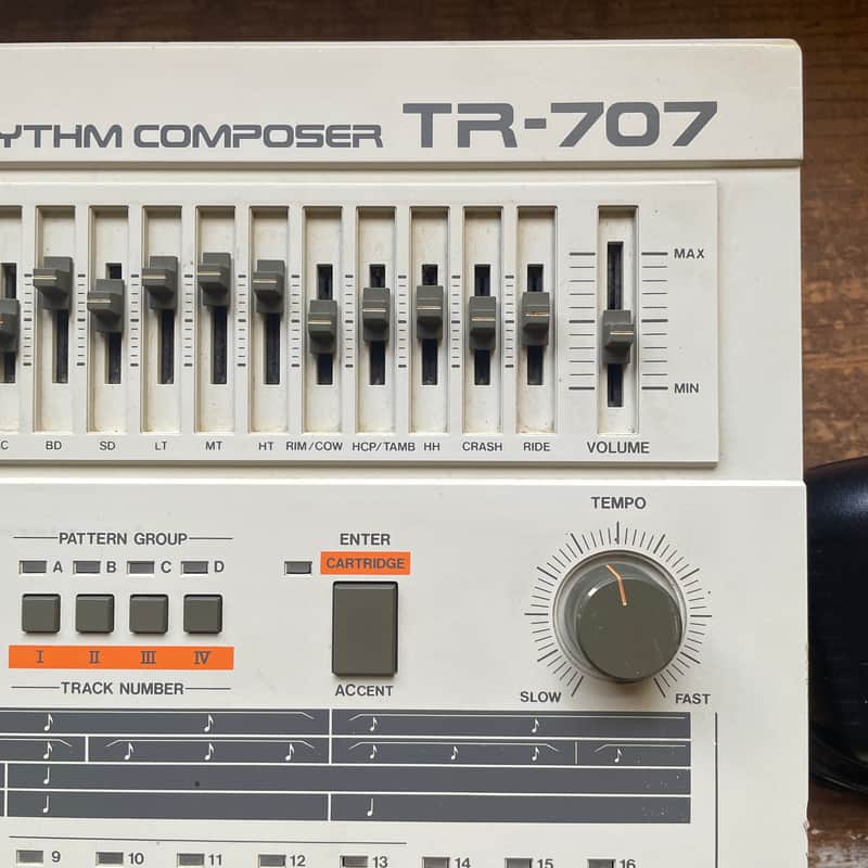 Roland TR-707 Rhythm Composer 1985 White image 1