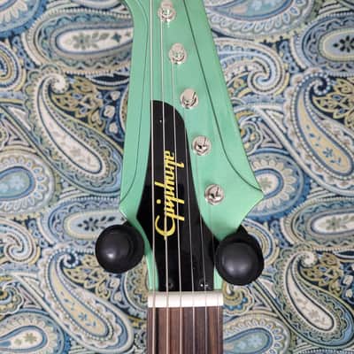 Epiphone 1963 Firebird I Inverness Green Electric Guitar w/ Hard Case image 3