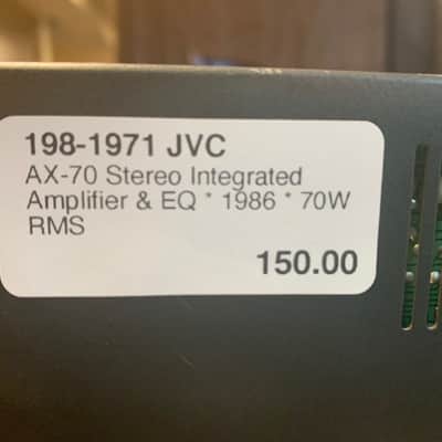 JVC AX-70 Stereo Integrated Amplifier & EQ * 1986 * 70W RMS 1986 - Black image 8