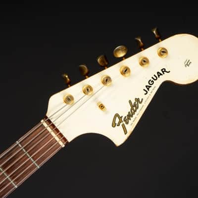 Fender Jaguar 1964 - Olympic White with Matching Headstock image 10