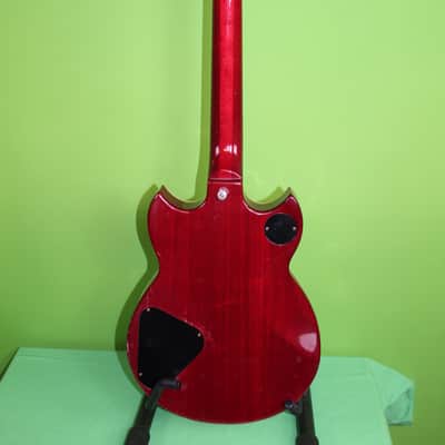 Yamaha SG 1000 (1979/80) – Cherry Sunburst Refinish – Custom Scalloped Fretboard image 12