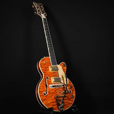 Gretsch Limited Edition Falcon Center Block Jr. w/ Bigsby & Quilted Maple- Roundup Orange 2025 (JT25030792) image 12