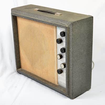 Silvertone Model 1482 5-Watt 1x12 Guitar Combo 1960s - Black image 3