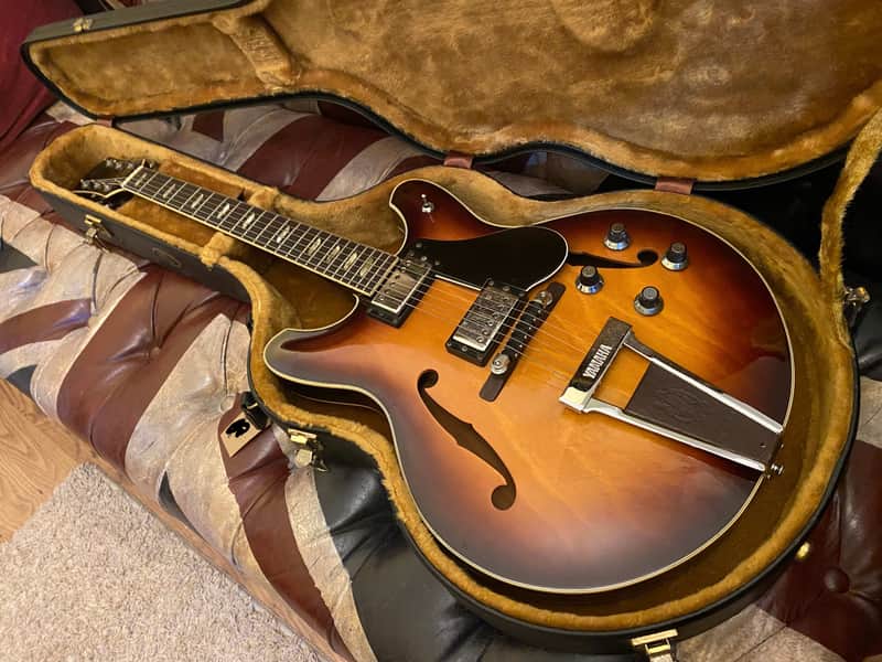 Yamaha Vintage Japanese 1970's SA-60 Sunburst Hollowbody w/ OHSC image 1