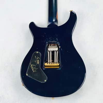 PRS Custom 24 10-Top Birds Brazilian Rosewood Gold Hardware 1990 - Royal Blue image 14