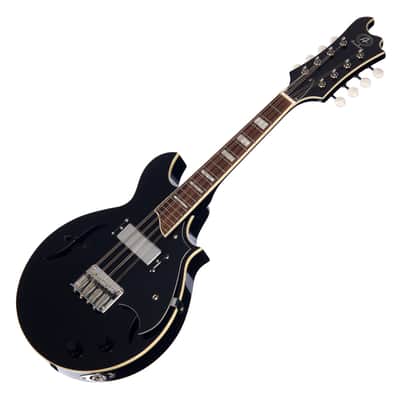 Airline Guitars H35 Batwing Mandolin Black image 5