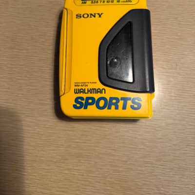 Sony Walkman Sports Audio Cassette AM/FM Radio WM-AF54 Yellow Clean SERVICED🔥🎶 image 2