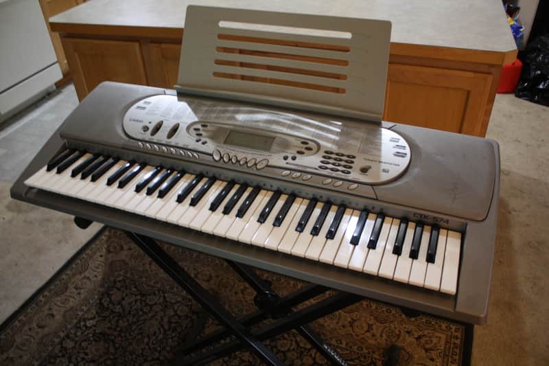 Casio Ctk-574 Electric Keyboard Touch Sensitive and Learning System image 1