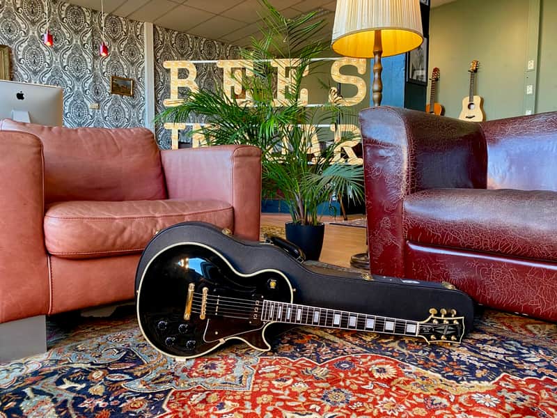 1992 Pre Historic Gibson Les Paul Custom ’54 Reissue Black Alnico Custom Shop Staple pickup image 1