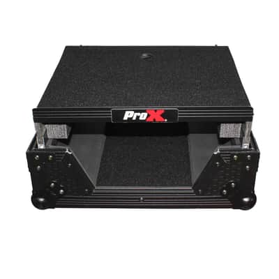 Pro-X XS-M12LTBL Black FInish 12" Universal Mixer Case W/ Laptop Glide Shelf image 4