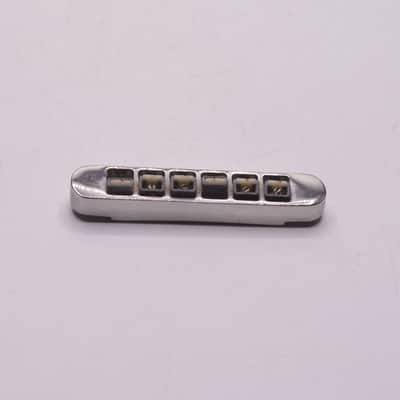 1980's Vintage Gibson Three-Point Top-Adjust Tune-o-Matic Bridge Chrome w/Brass Inserts Firebrand SG Les Paul Victory Explorer ES-335 1981 1982 image 2