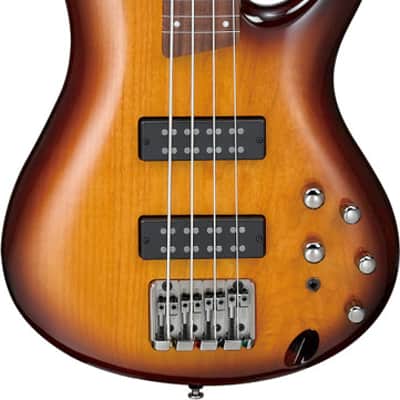 Ibanez SR Standard 4 String Electric Bass - Fretless - Brown Burst (SR370EFBBT) image 2