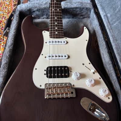 2005 Fender Highway One Stratocaster Cocoa Transparent image 8