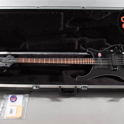 2026 Rickenbacker 4003 Noir 1 of 20 Satin Black Checkerboard Binding OHSC image 2